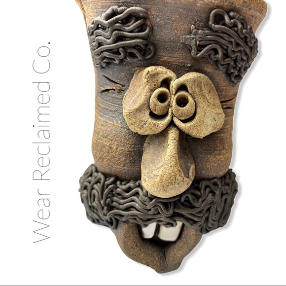 VINTAGE McGillivray Pottery Funny / Ugly Face Mug - Picture 7 of 10